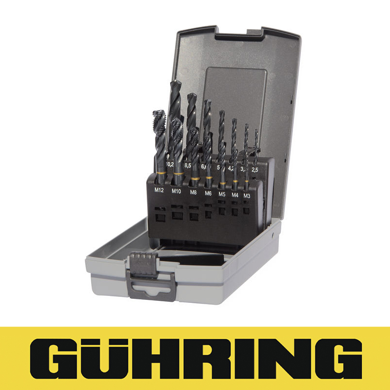 Gewindebohrer Set (M3 bis M12)